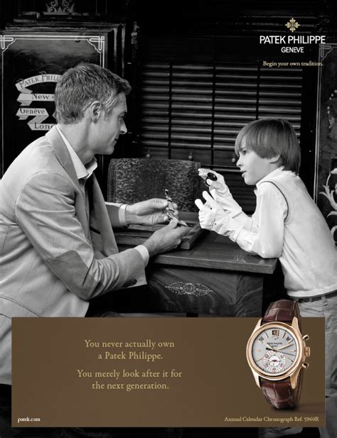 you never really own a patek philippe|patek philippe marketing strategy.